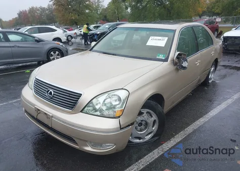 2001 Lexus Ls 430 из США, поврежденный, VIN JTHBN30F210028415